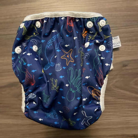 Beau & Belle Nautical Adventure Kids Swim Diaper Cover - Picture 2 of 4